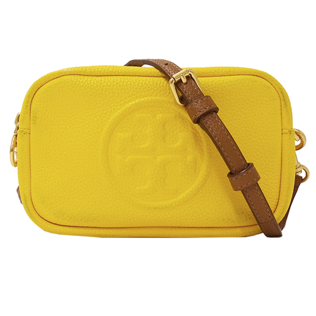 トリーバーチ Tory Burch バッグ レディース ブランド ショルダーバッグ  レザー イエロー 可愛い 小さめ コンパクト 斜めがけ おしゃれ おでかけ