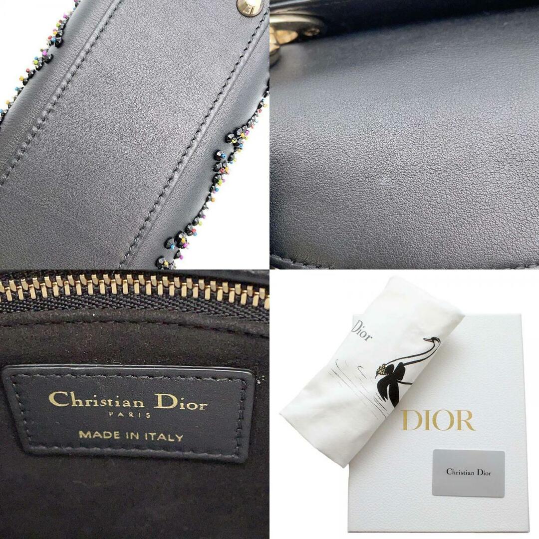 クリスチャン・ディオール ハンドバッグ レディディオール ミニ ビジュー M0505ORDX Christian Dior ショルダーバッグ 黒