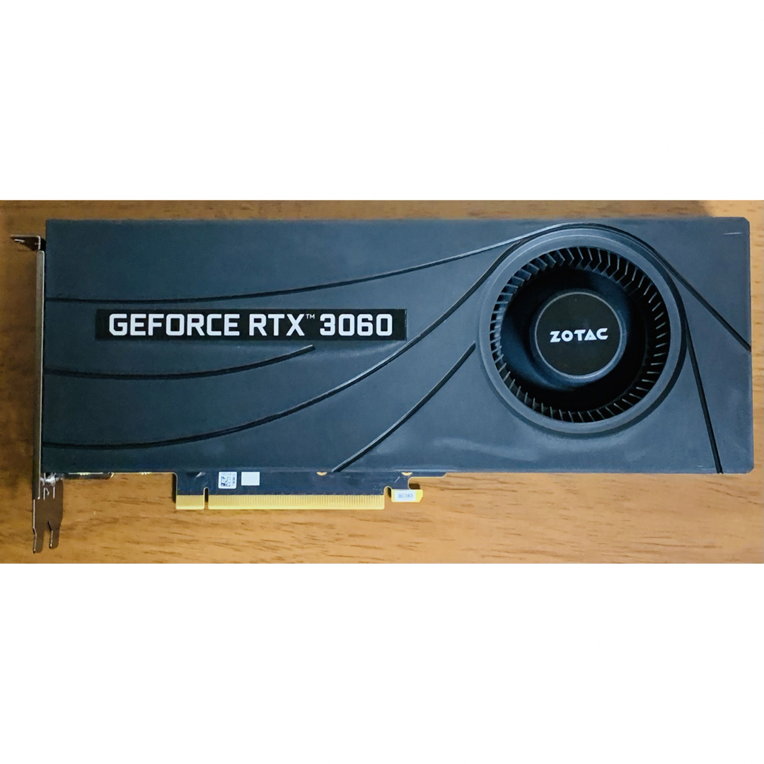 ほぼ新品】ZOTAC GeForce RTX 3060 12GB-