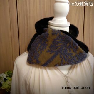 ミナペルホネン(mina perhonen)の【ミナペルホネン】スヌード　ネックウォーマー　ハンドメイド(スヌード)