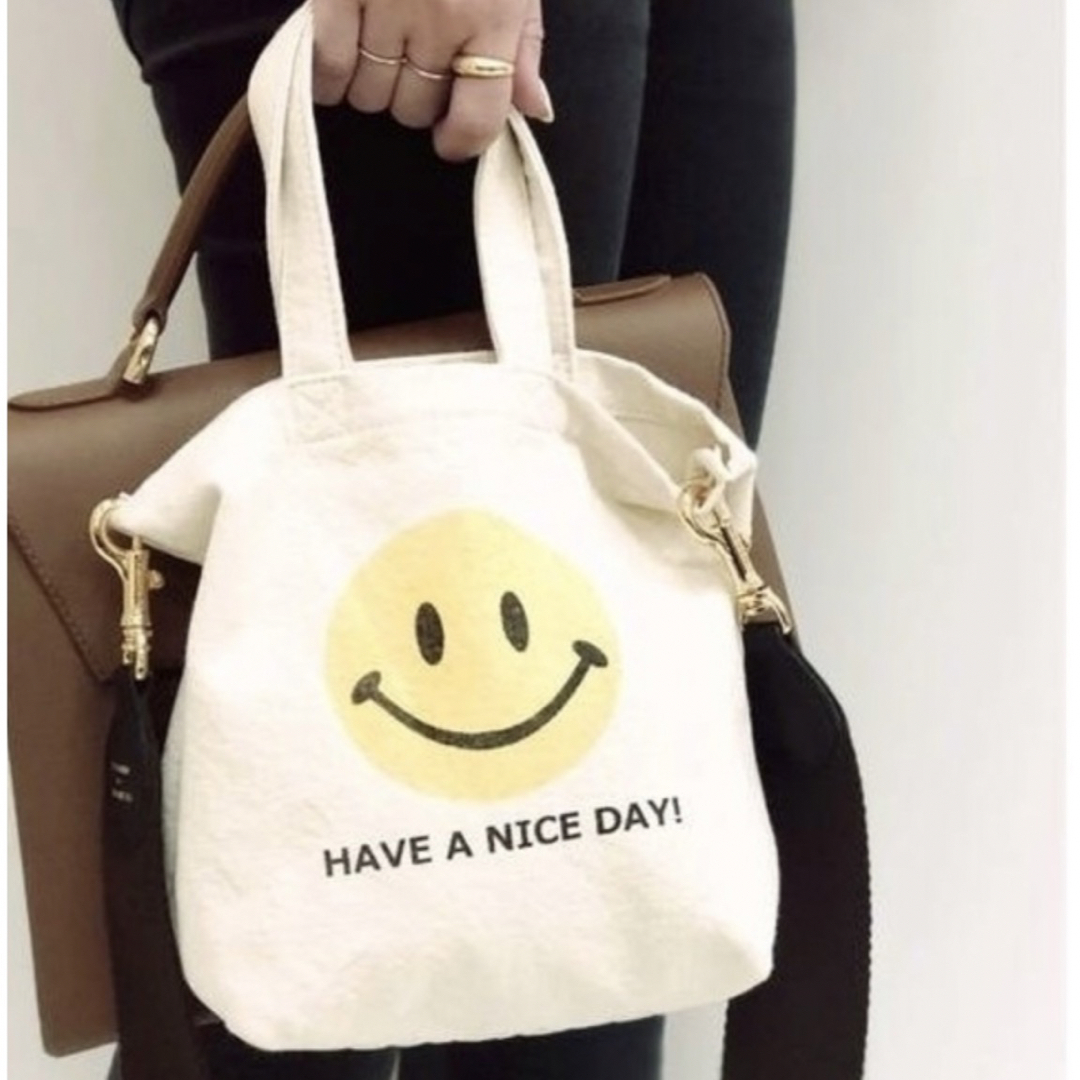 レア！新品 ドゥーズィエムクラス SMILEYFACE SMILE BAG