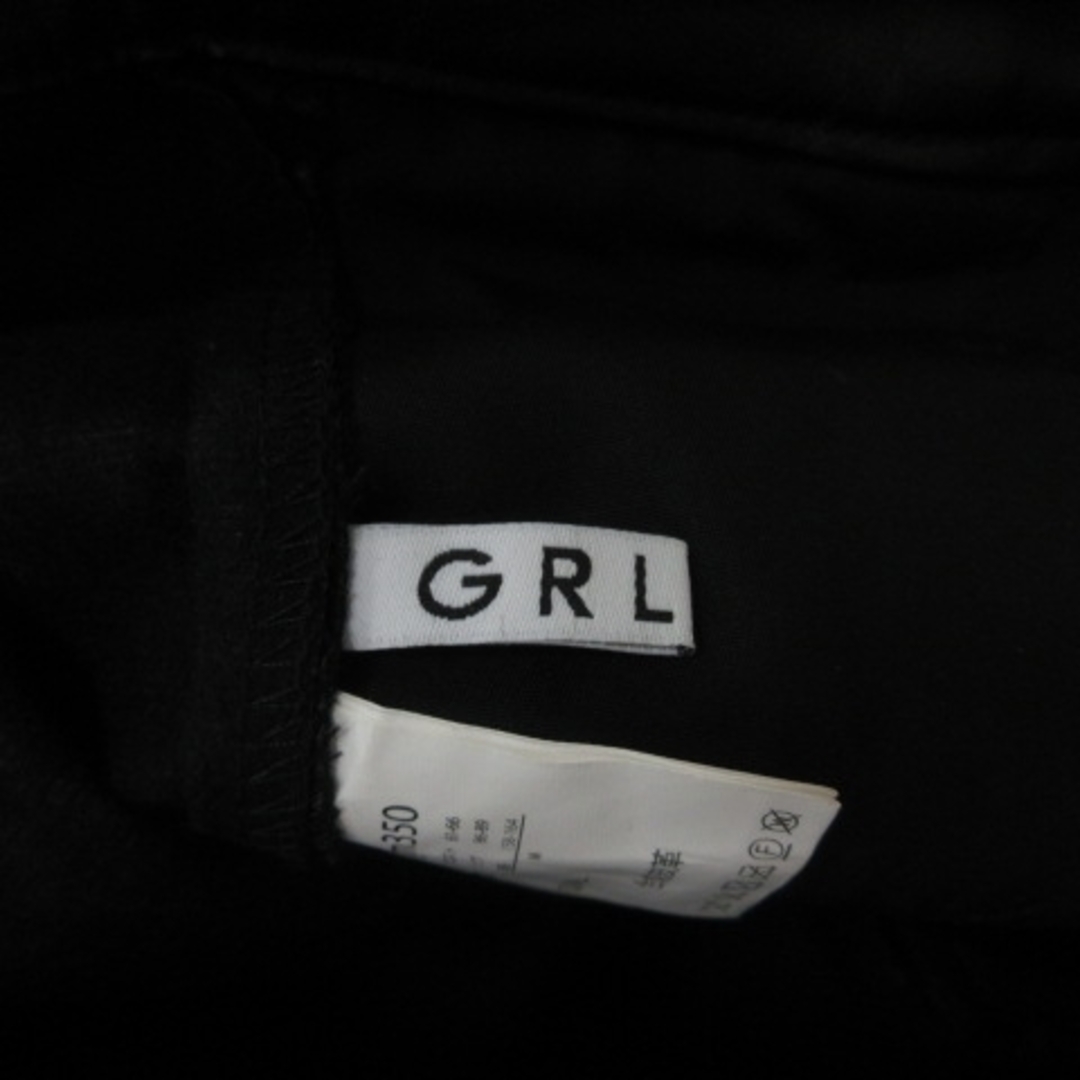 GRL(グレイル)のグレイル テーパードパンツ フェイクレザー M 黒 ブラック /YI レディースのパンツ(その他)の商品写真