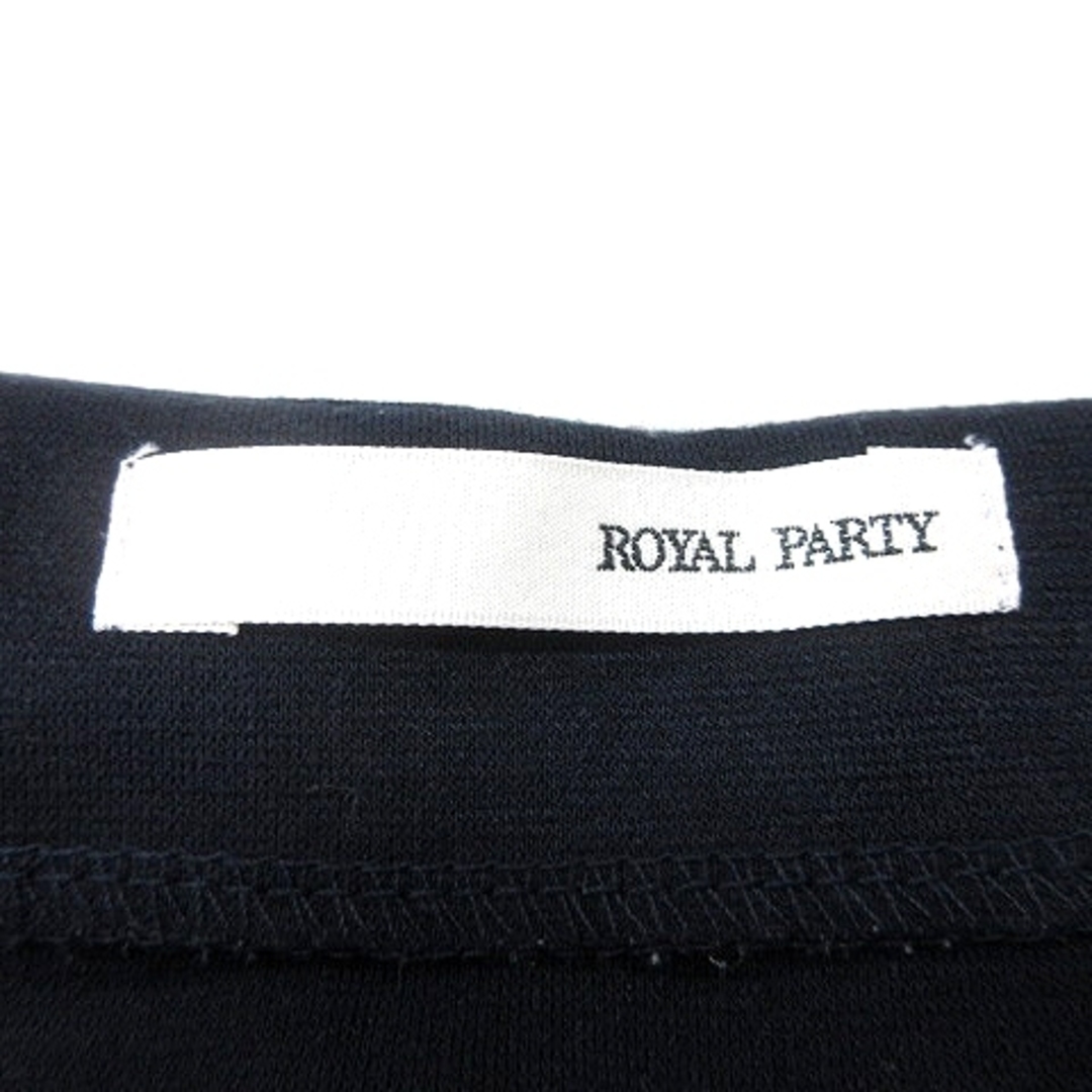 ROYAL PARTY(ロイヤルパーティー)のロイヤルパーティー ROYAL PARTY ワンピース ミニ 七分袖 F 紺 レディースのワンピース(ミニワンピース)の商品写真