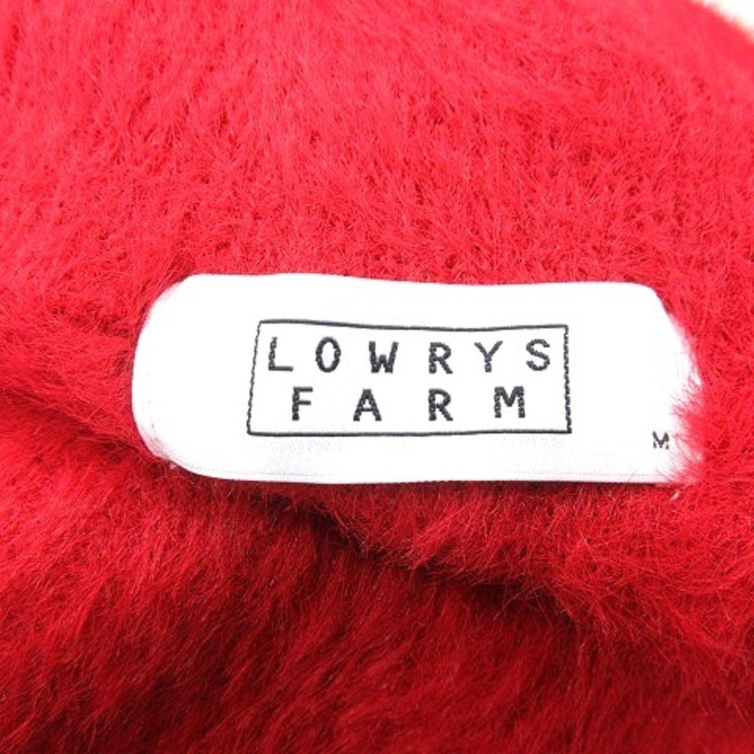 LOWRYS FARM(ローリーズファーム)のローリーズファーム ニットセーター ハイネック シャギー ナイロン 長袖 M 赤 レディースのトップス(ニット/セーター)の商品写真