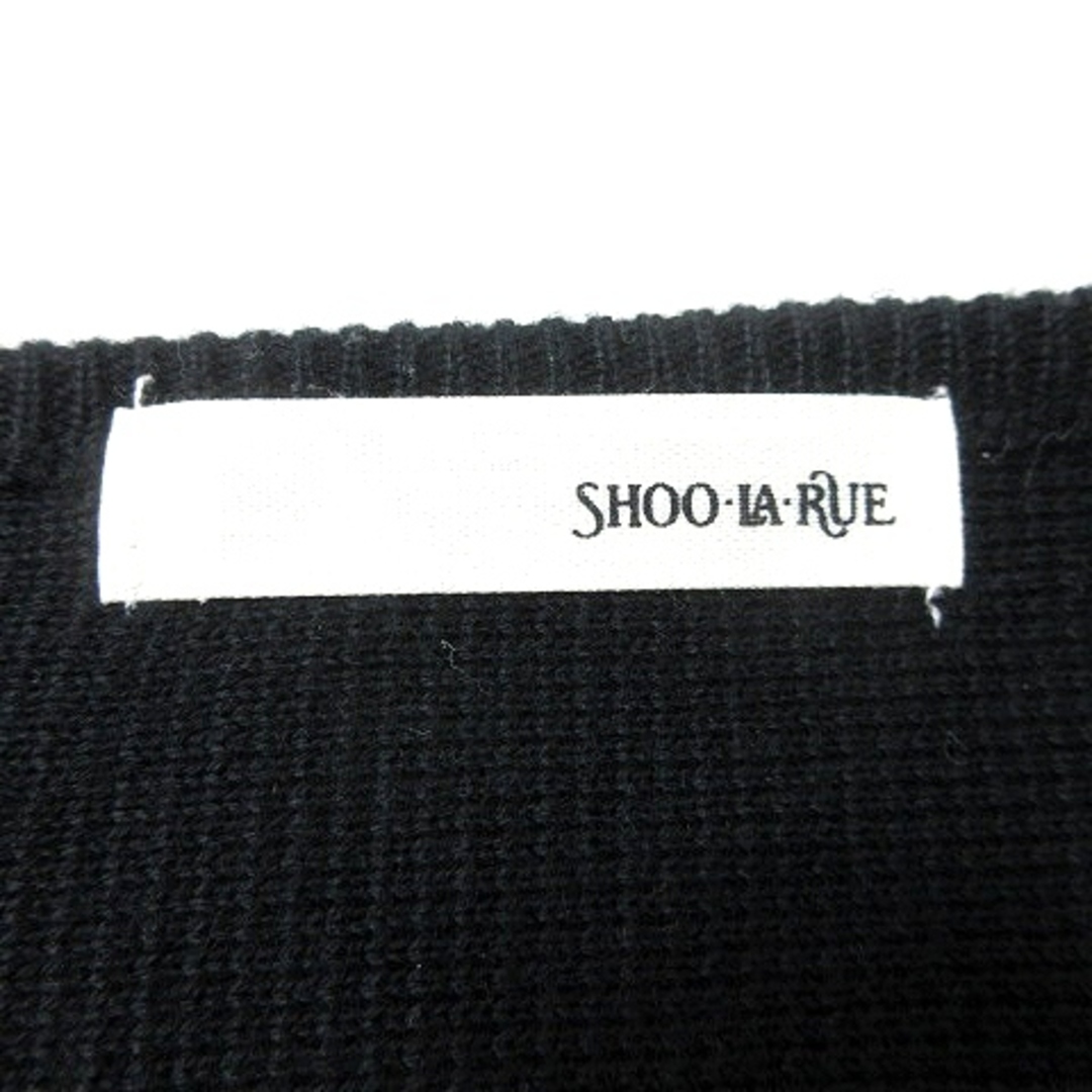 SHOO・LA・RUE(シューラルー)のシューラルー SHOO・LA・RUE ニット セーター 長袖 ビジュー M 黒 レディースのトップス(ニット/セーター)の商品写真