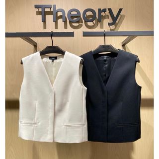 23ss Theory ノーカラーショートベスト セオリー