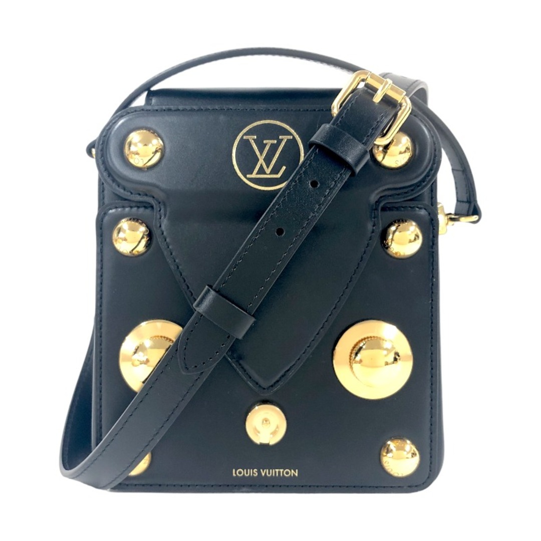 ルイ・ヴィトン LOUIS VUITTON SロックバックXL ブラック ゴールド金具 カーフ レディース ショルダーバッグ