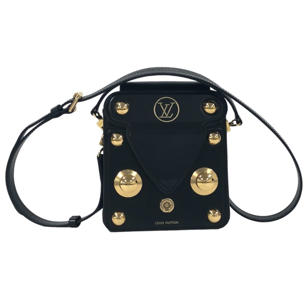 ルイ・ヴィトン LOUIS VUITTON SロックバックXL ブラック ゴールド金具 カーフ レディース ショルダーバッグ