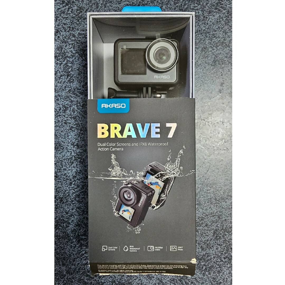 【SEAL限定商品】 アクションカメラ-AKASO Brave7-4k コンパクトデジタルカメラ