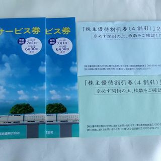 JR東日本 株主優待 運賃 4割引券 3枚セット 期限：2024/6/30(鉄道乗車券)