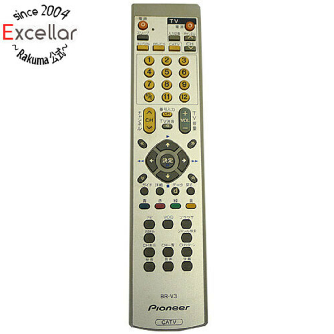 PIONEER(パイオニア)のPioneer CATVリモコン BR-V3 スマホ/家電/カメラのテレビ/映像機器(その他)の商品写真