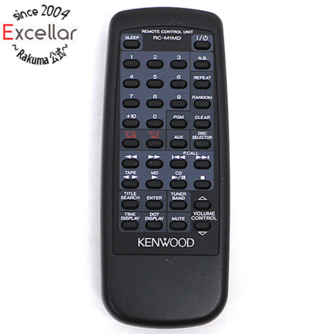 KENWOOD(ケンウッド)のKENWOOD　オーディオ用リモコン　RC-M1MD スマホ/家電/カメラのオーディオ機器(その他)の商品写真