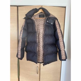 COACH - コーチ 正規 ダウンジャケット ショート シグネチャー 総柄