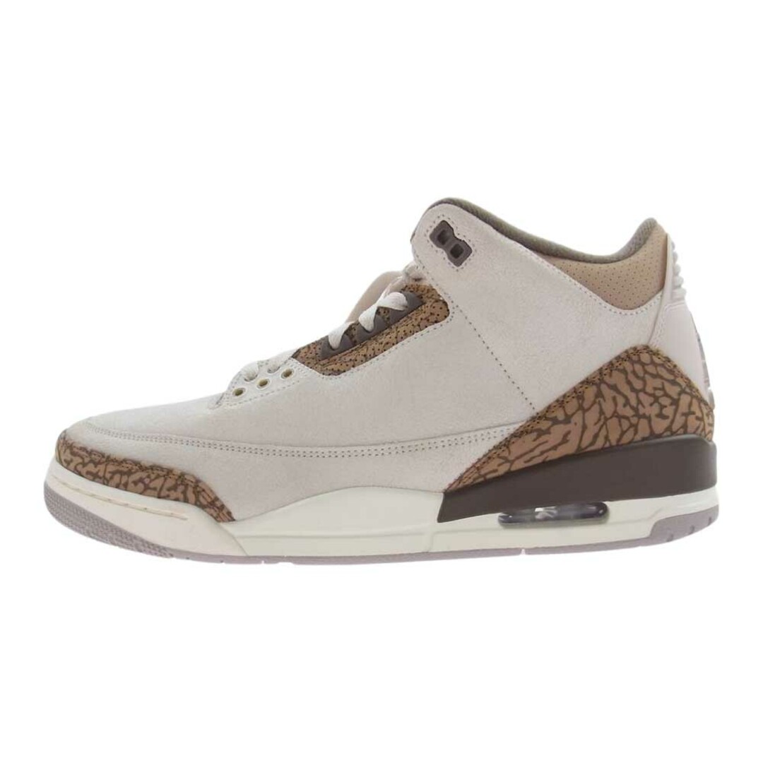 NIKE ナイキ スニーカー CT8532-102 Air Jordan 3 Retro Orewood Brown エアジョーダン3 レトロ オールウッドブラウン スニーカー ベージュ系 30cm【極上美品】