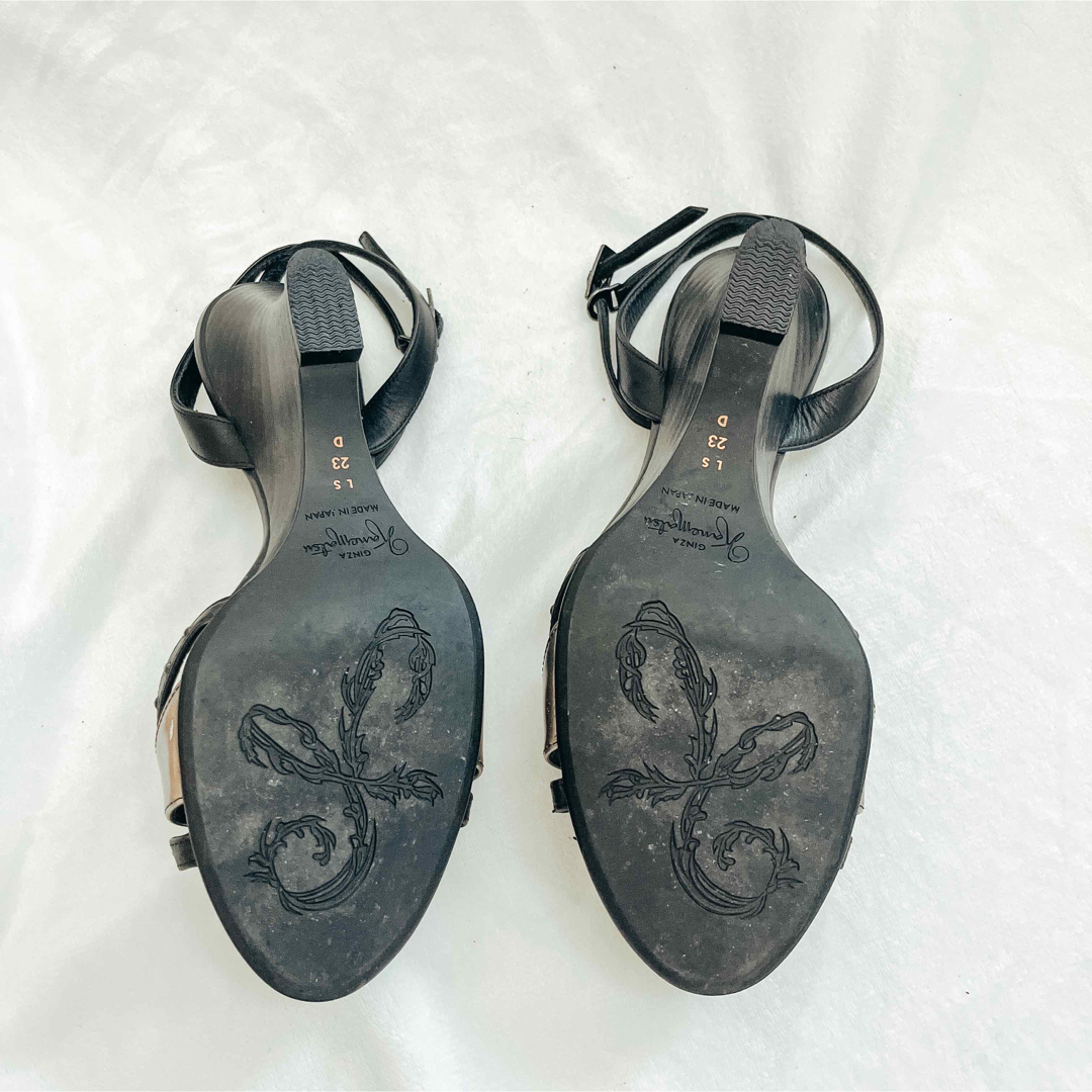 GINZA Kanematsu(ギンザカネマツ)の銀座かねまつ GINZA kanematsu サンダル ミュール パンプス 23 レディースの靴/シューズ(サンダル)の商品写真