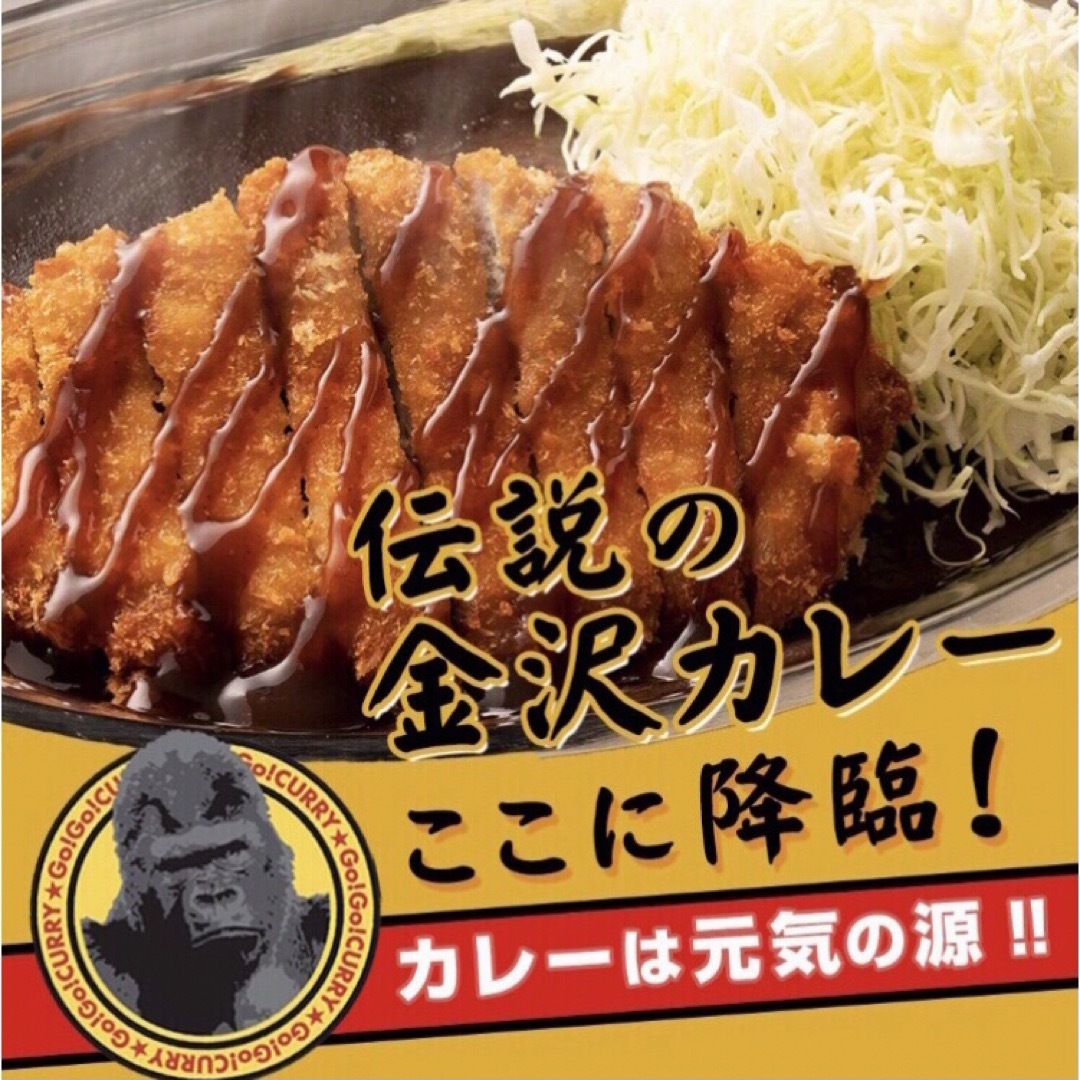 ゴーゴーカレー中辛3食セットです(o^^o)　金沢カレー　 食品/飲料/酒の加工食品(レトルト食品)の商品写真