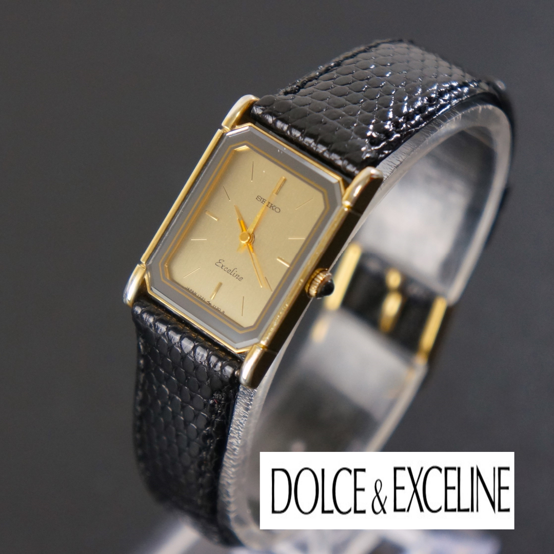 SEIKO - 【稼働品】セイコー エクセリーヌ アンティーク 電池,ベルト