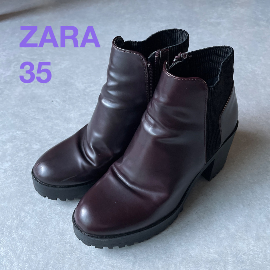 ZARAショートブーツ35 1