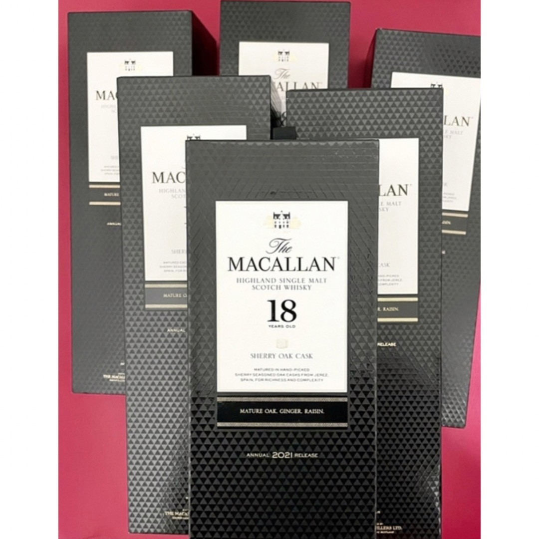 マッカラン - 【未使用】希少! マッカラン18年 空箱 6本セット 専用
