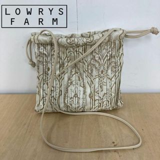 ローリーズファーム(LOWRYS FARM)のLOWRYS FARM ペイズリー柄プリーツ巾着バッグ(その他)