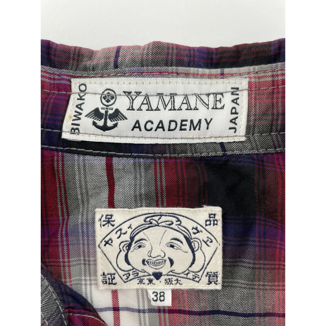 EVISU(エビス)のエヴィス ×YAMANE ACADEMY ﾚｯﾄﾞ ﾁｪｯｸｼｬﾂ 38 メンズのトップス(その他)の商品写真