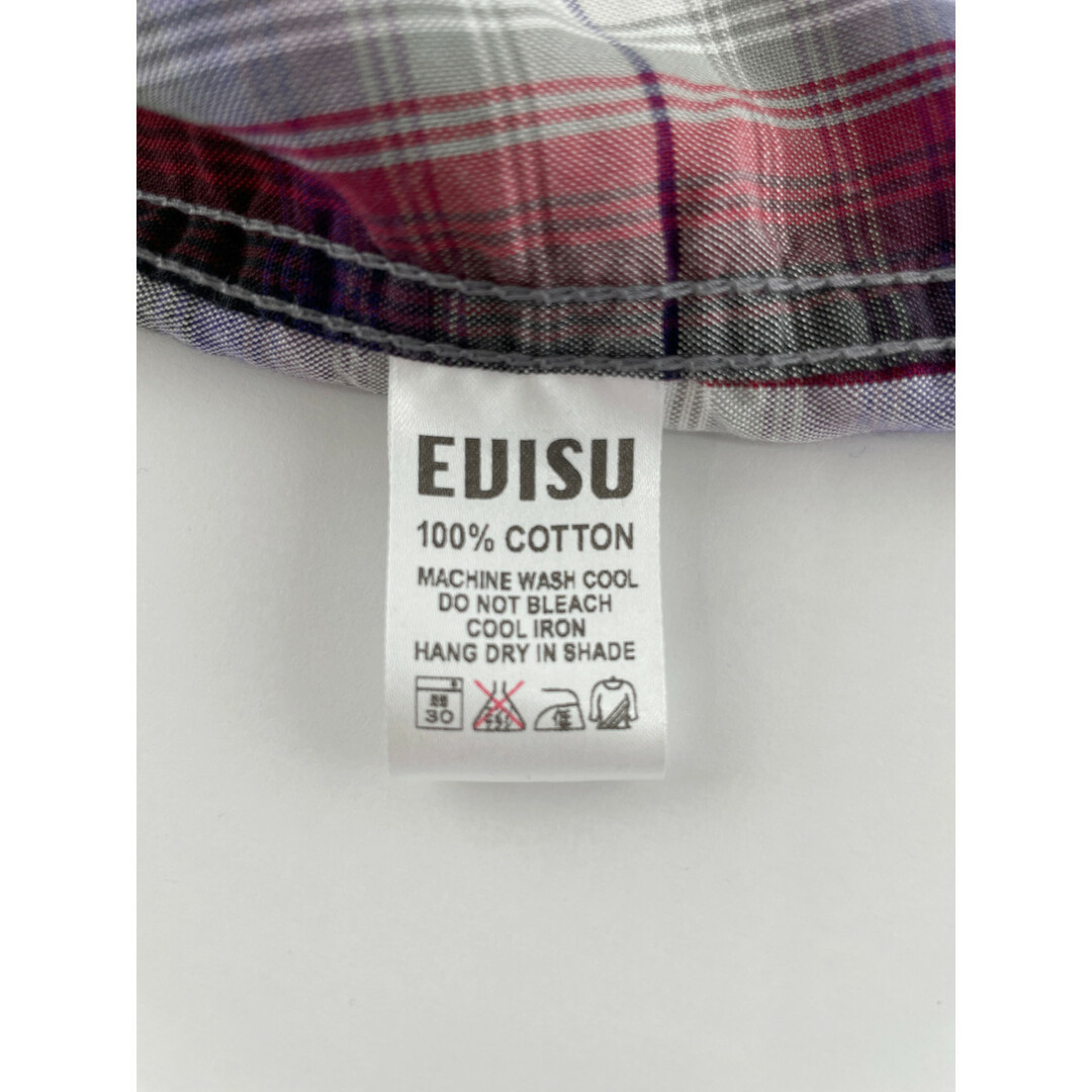 EVISU(エビス)のエヴィス ×YAMANE ACADEMY ﾚｯﾄﾞ ﾁｪｯｸｼｬﾂ 38 メンズのトップス(その他)の商品写真