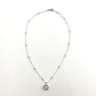 ▽▽グッチ インターロッキングG ネックレス 42cm SILVER925