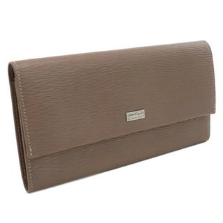 フェラガモ(Ferragamo)のフェラガモ 長財布 66-0155 0636080　TAUPE ブラウン系(長財布)