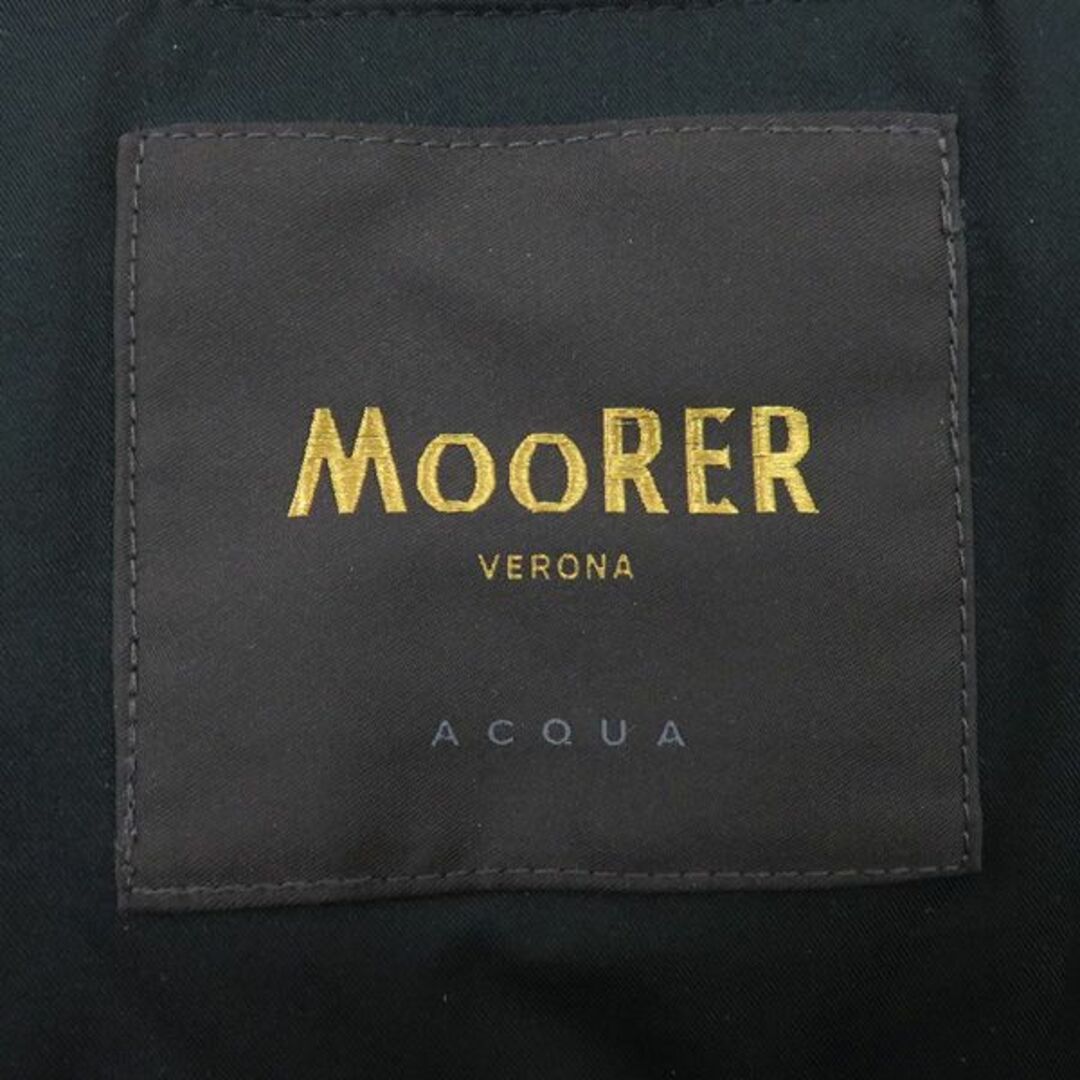 MooRER(ムーレー)のMooRER ムーレー 2020AW BALDO-ADS N2-B フェイクレイヤード ファー ジップアップ フード ダウン コート ジャケット 50 45879 メンズのジャケット/アウター(ダウンジャケット)の商品写真