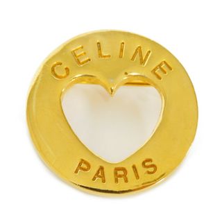 CELINE  セリーヌ　ブローチ　ヴィンテージブローチ　ハート　パール