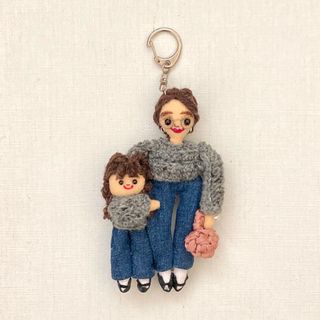 ドールチャーム バックチャーム 女の子 幼稚園 小学生 セーター ニット