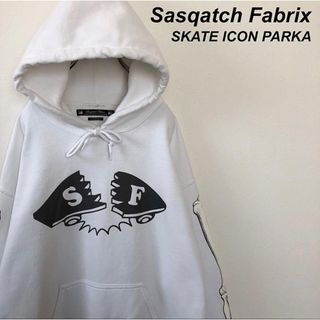 サスクワッチファブリックス(SASQUATCHfabrix.)の古着 サスクワッチ ファブリックス スケート アイコン スウェット パーカー(パーカー)