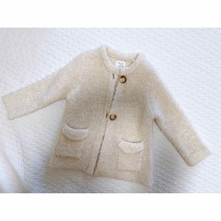 ザラキッズ(ZARA KIDS)のZARA baby♡♡フレンチシックなふわふわニットコート♡90(コート)