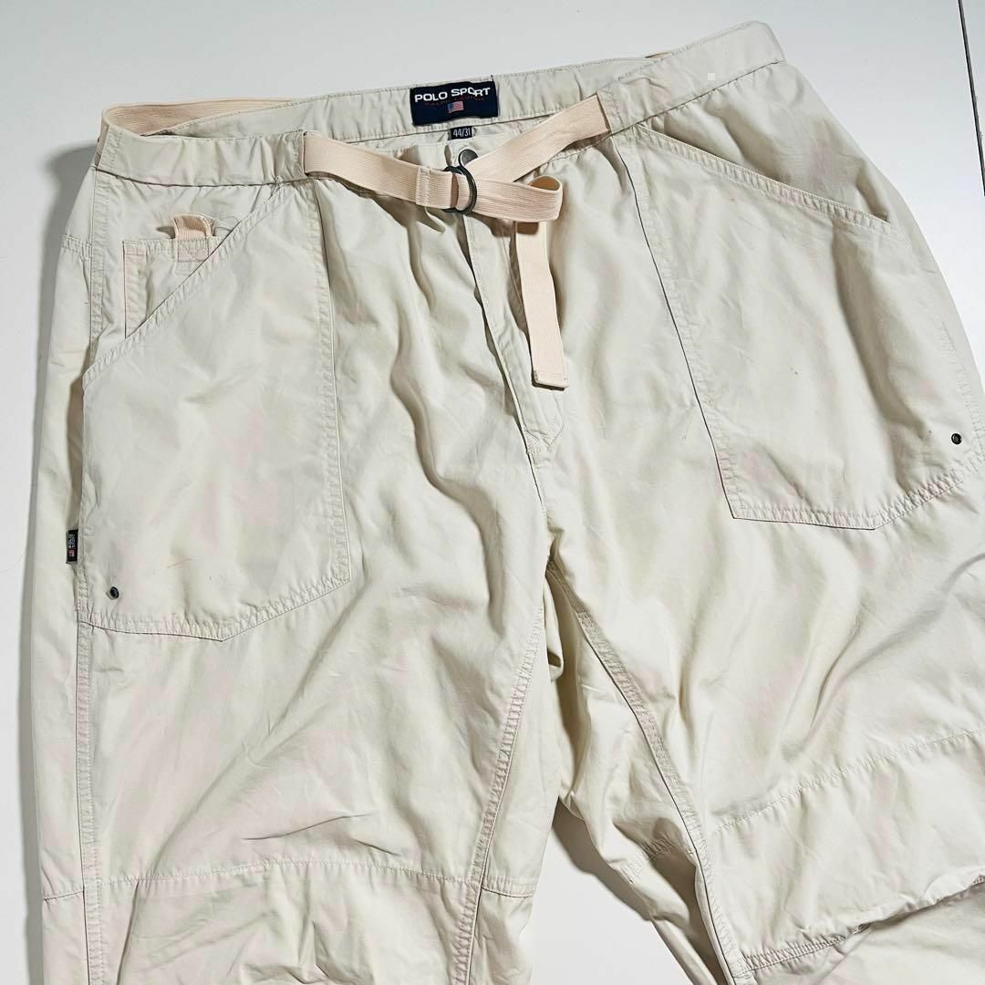 【POLO SPORT】ポロスポーツ ホワイトカーゴパンツ テック90sACE_pants