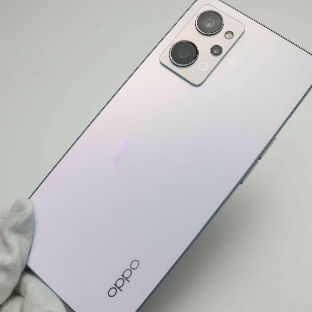 超美品 OPPO Reno7 A OPG04 ブルー 2