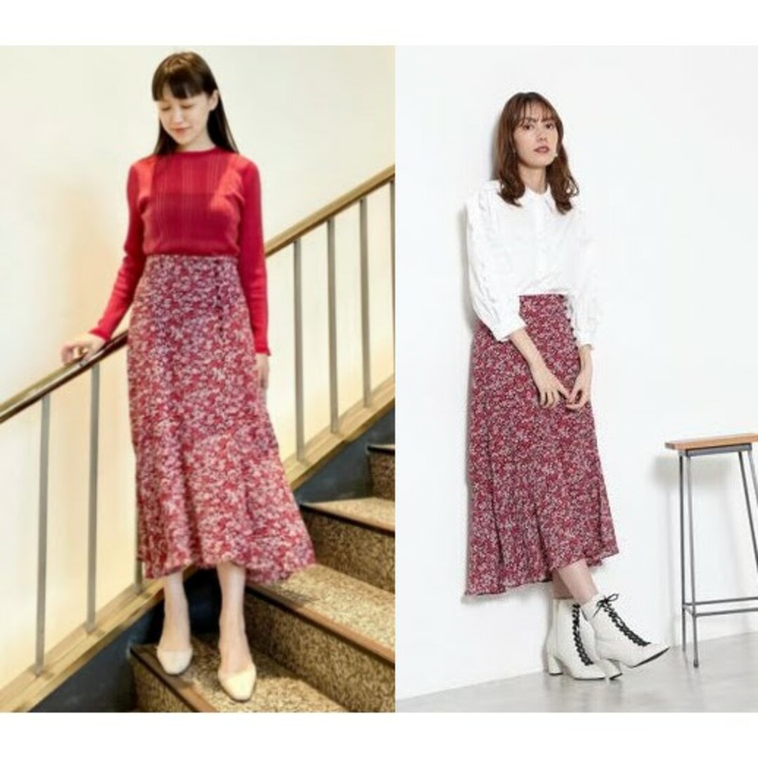 JILLSTUART(ジルスチュアート)のローラスモールフラワースカート　JILLSTUART レディースのスカート(ロングスカート)の商品写真