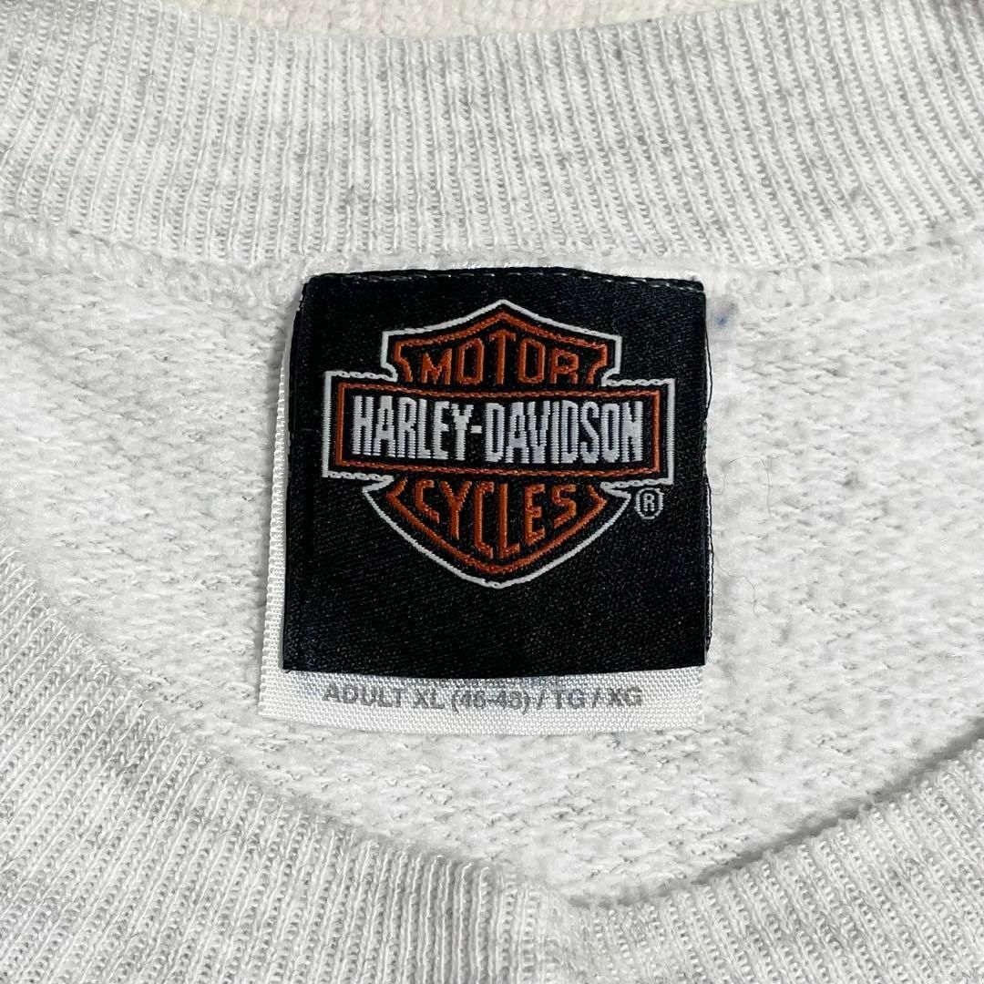 HARLEY DAVIDSON ハーレーダビッドソン 刺繍ロゴ スウェット L