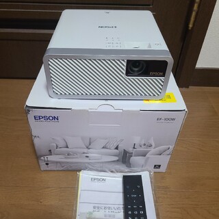 EPSON - 【美品】EPSON ホームプロジェクター EF-100Wの通販 by シノ ...