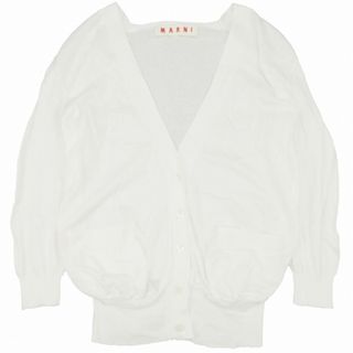 マルニ(Marni)のマルニ MARNI Vネック コットン ニット カーディガン 長袖 薄手(カーディガン)