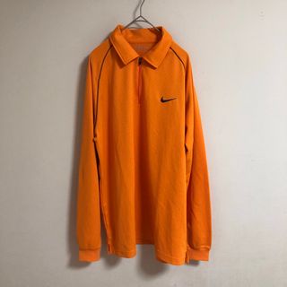 ナイキ(NIKE)のNIKE ナイキ　オレンジ　長袖　XLサイズ　ナイキゴルフ　ジャージ　アウトドア(ウエア)