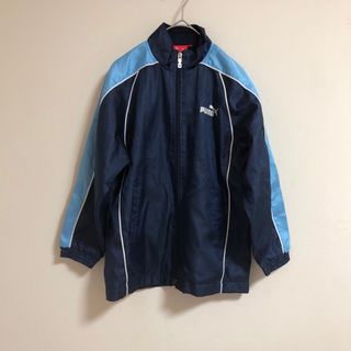 プーマ(PUMA)のプーマ　PUMA 長袖　キッズ　130センチ　紺　スポーツウェア　ジャージ(ジャケット/上着)