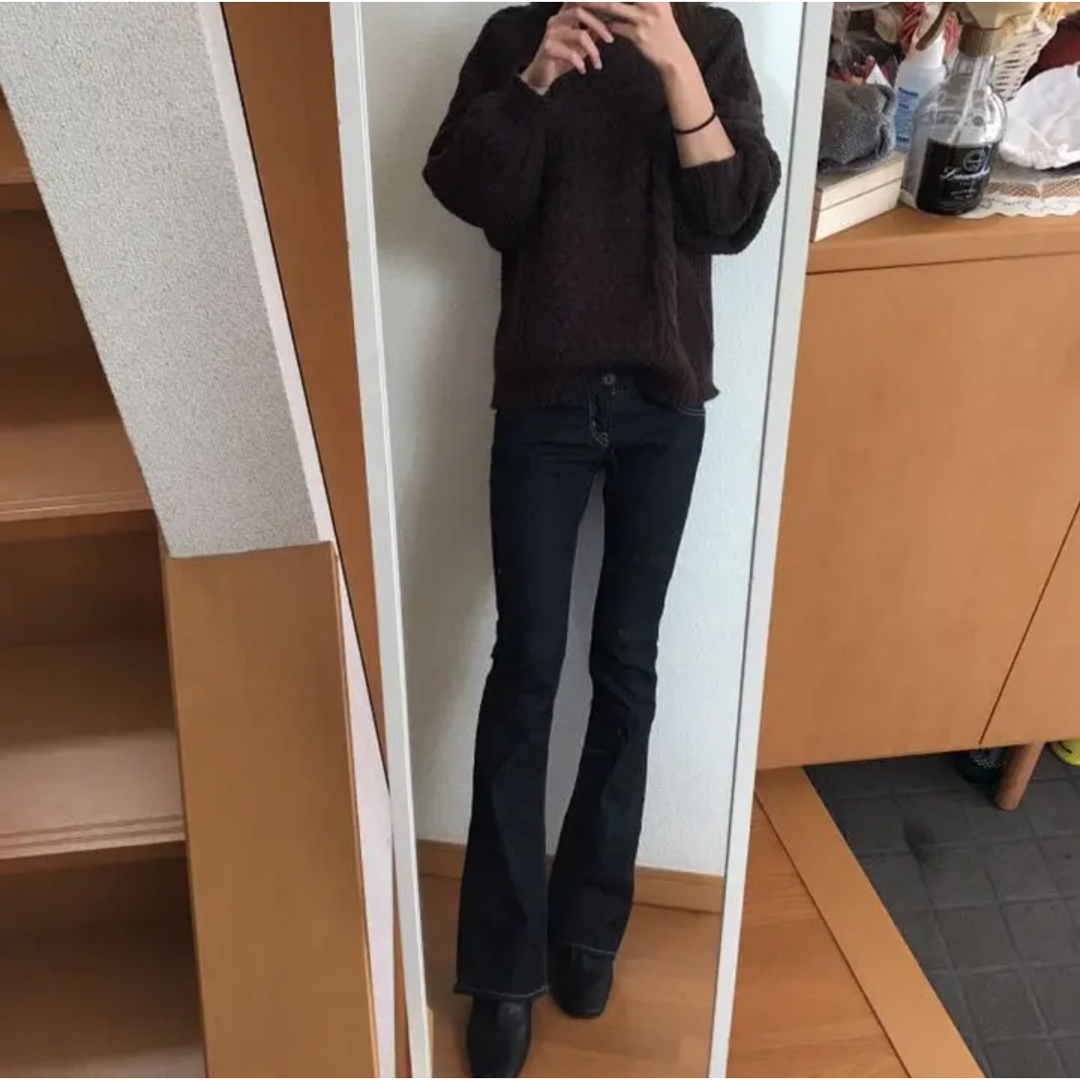 moussy フレアデニムパンツ 25インチ SLY rienda GYDA