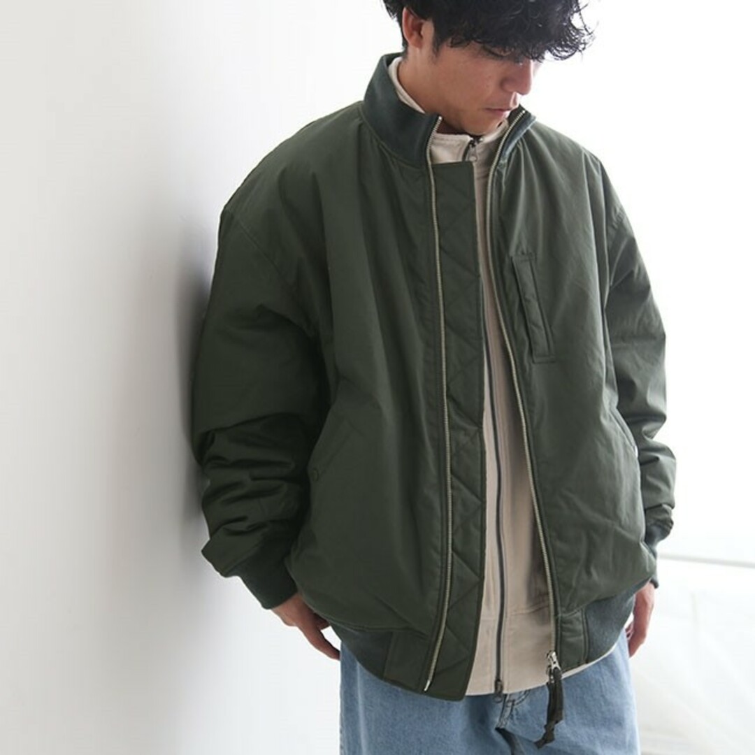 nanamica(ナナミカ)のnanamica Insulation Varsity Jacket S メンズのジャケット/アウター(フライトジャケット)の商品写真