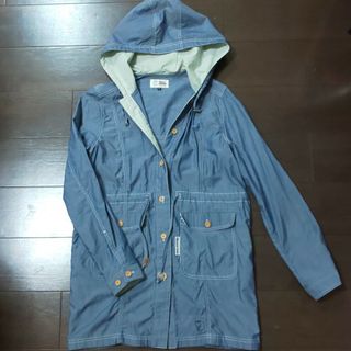 フェールラーベン(FJALL RAVEN)のFJALLRAVEN パーカー レディースL ブルー(パーカー)