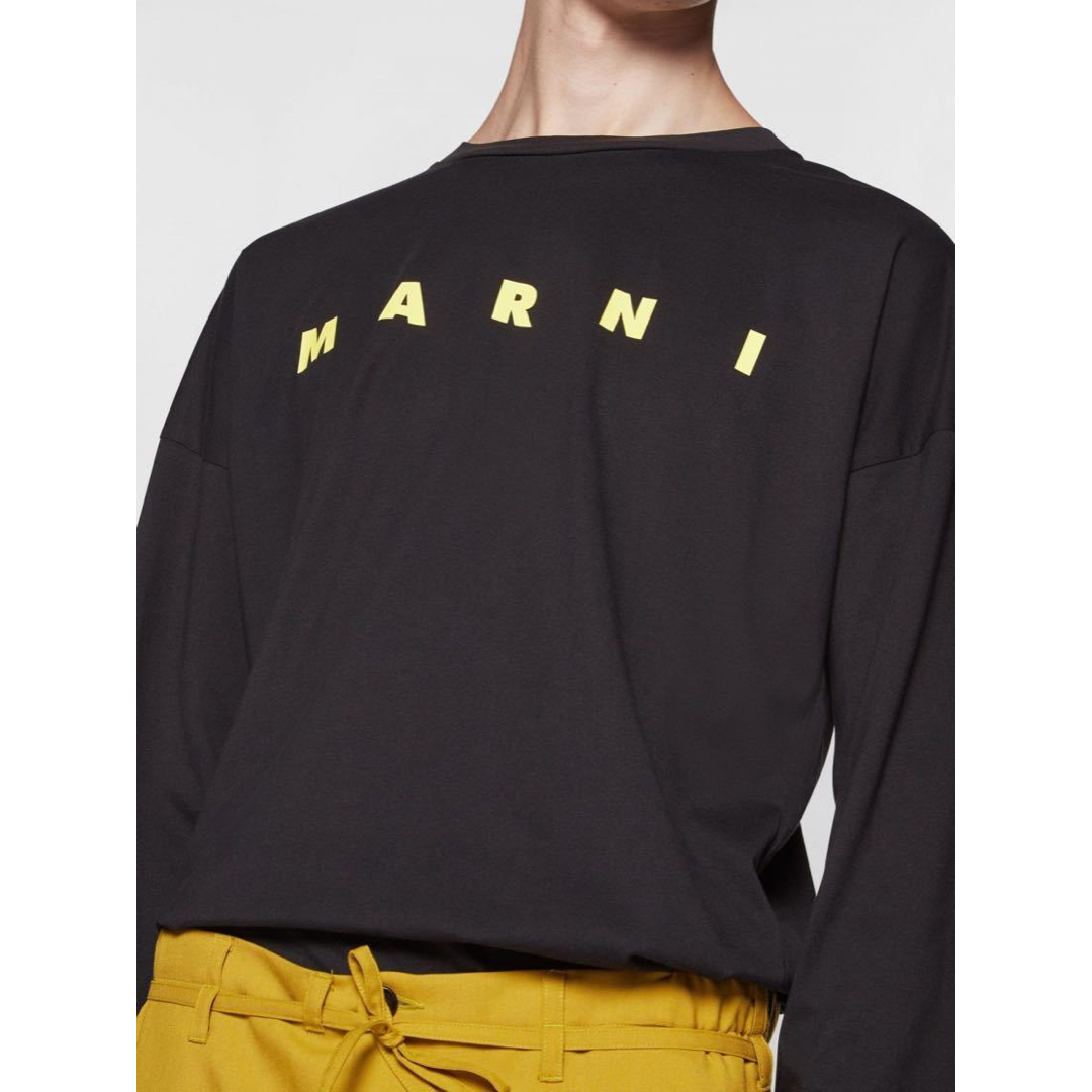 マルニ ロゴ ロングスリーブ Tシャツ 長袖 カットソー MARNI
