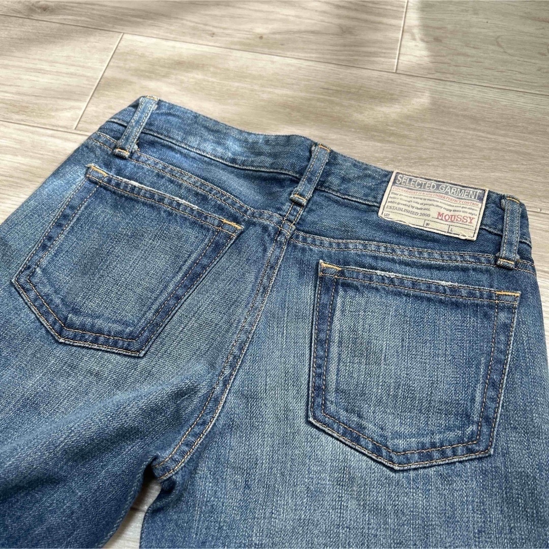 moussy - moussy フレアデニムパンツ 24インチ SLY riendaの通販 by