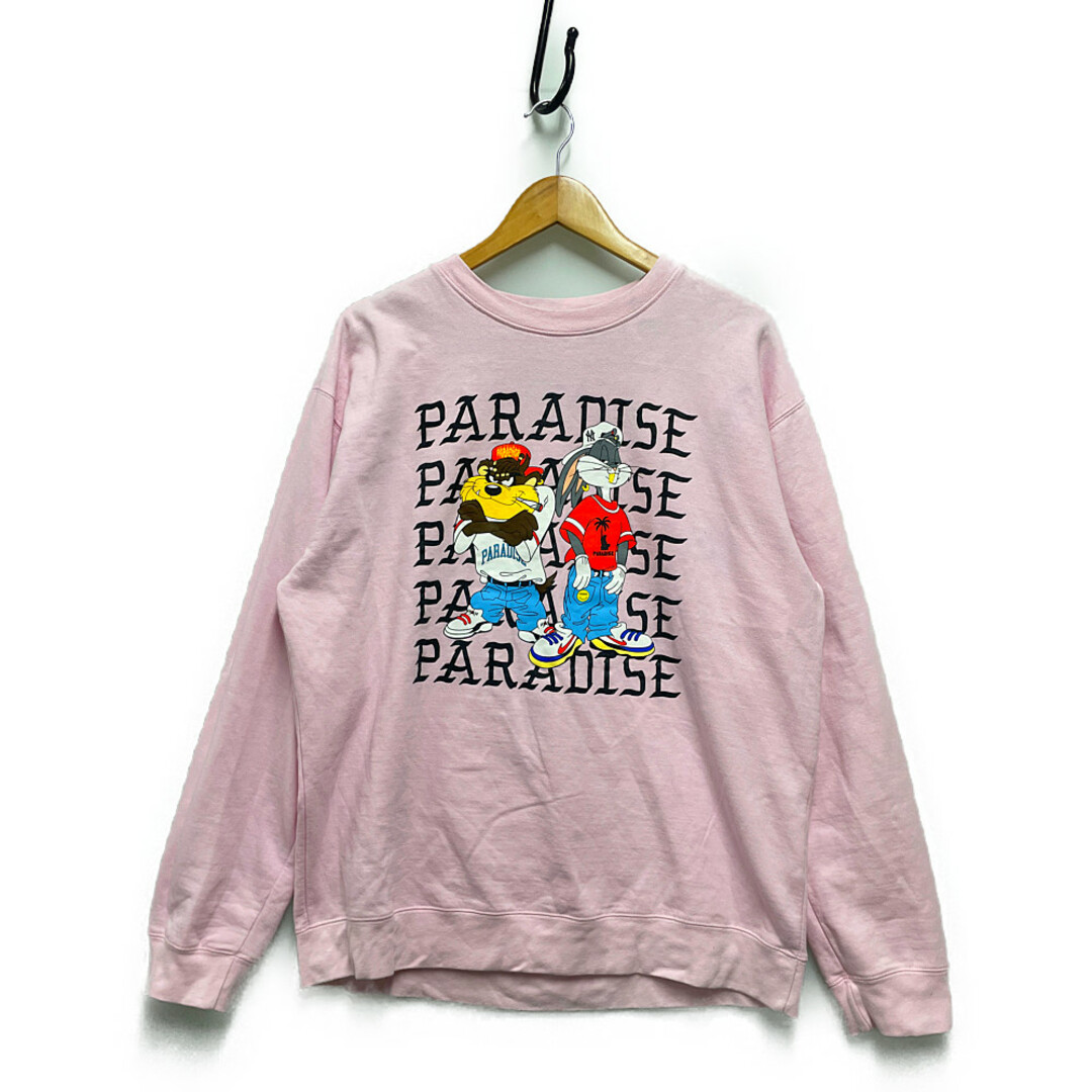 PARADISE NYC パラダイス Looney Tunes ルーニーチューンズ スウェット ピンク サイズXL 正規品 / B4383 メンズのトップス(スウェット)の商品写真