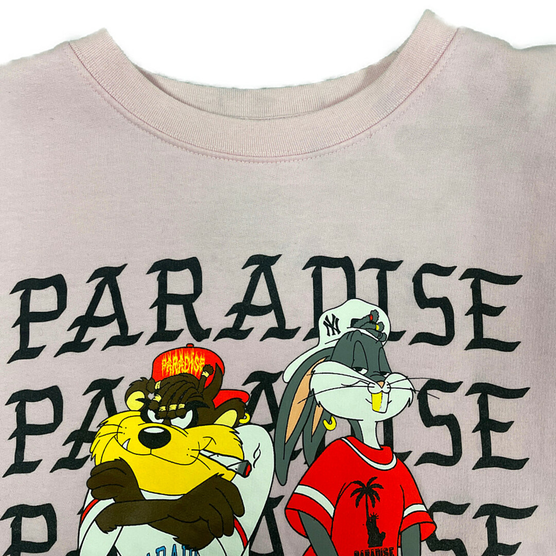 PARADISE NYC パラダイス Looney Tunes ルーニーチューンズ スウェット ピンク サイズXL 正規品 / B4383 メンズのトップス(スウェット)の商品写真