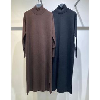 セオリーリュクス(Theory luxe)のTheory luxe 22aw ボトルネックニットドレス(ロングワンピース/マキシワンピース)