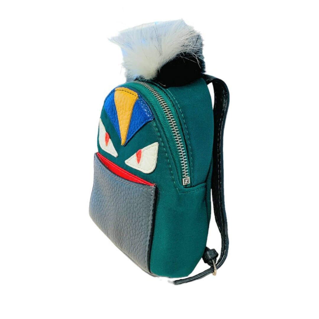フェンディ FENDI バグズチャーム モンスター 7AR432 グリーン/グレー